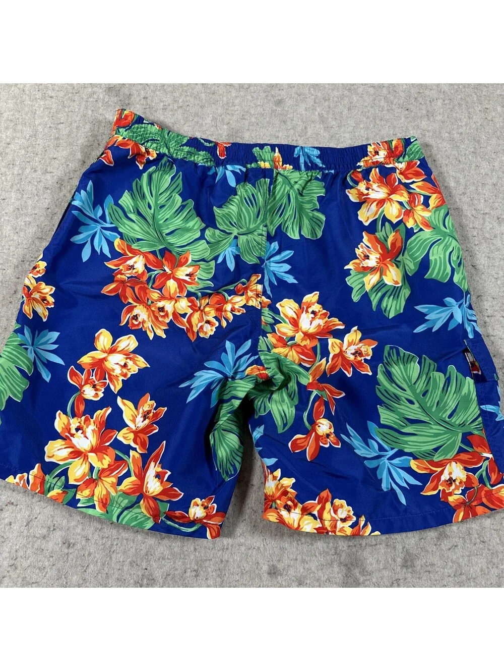 Polo Ralph Lauren Swim Shorts Mens XL Hawaiian Aloha Print Board Trunks Beach